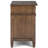 Carlton 24"W Solid Wood Transitional Nightstand with 2 Drawers, Open Storage Shelf and Bronze Hardware-1304855604