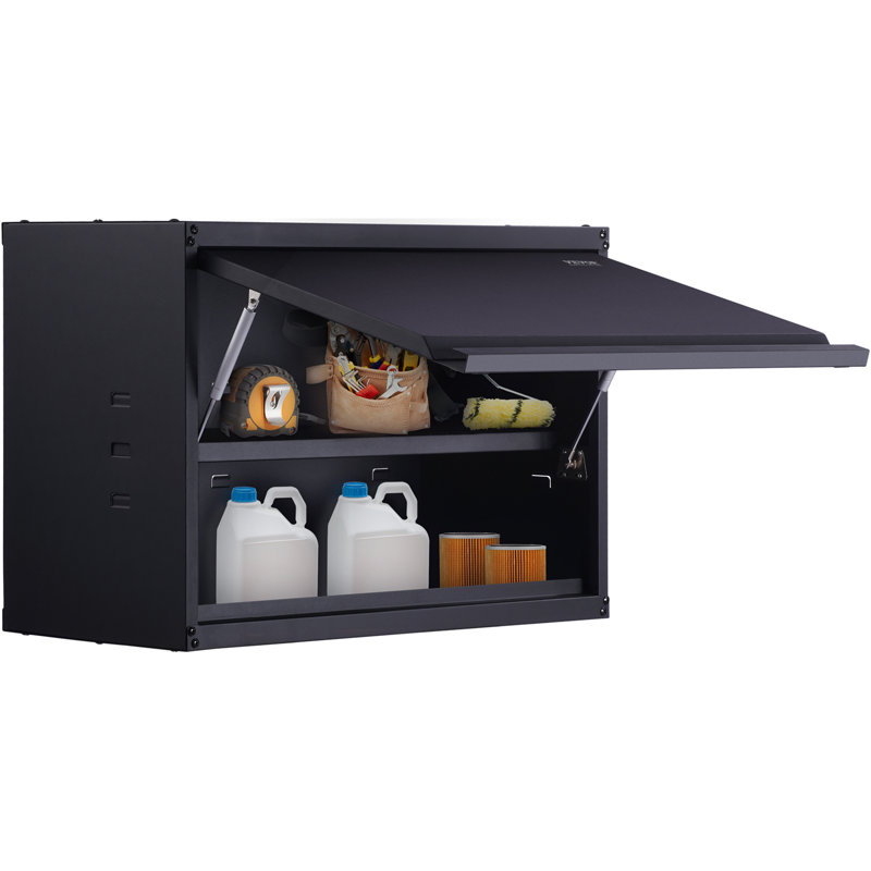 VEVOR 19.7" H x 30.3" W x 12.5" D Wall Cabinet, Metal Garage Storage Cabinet, 120lbs Shelf Capacity