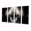 «Bilel - Glam Chandelier», ensemble de 4 pièces d'art mural-106423582