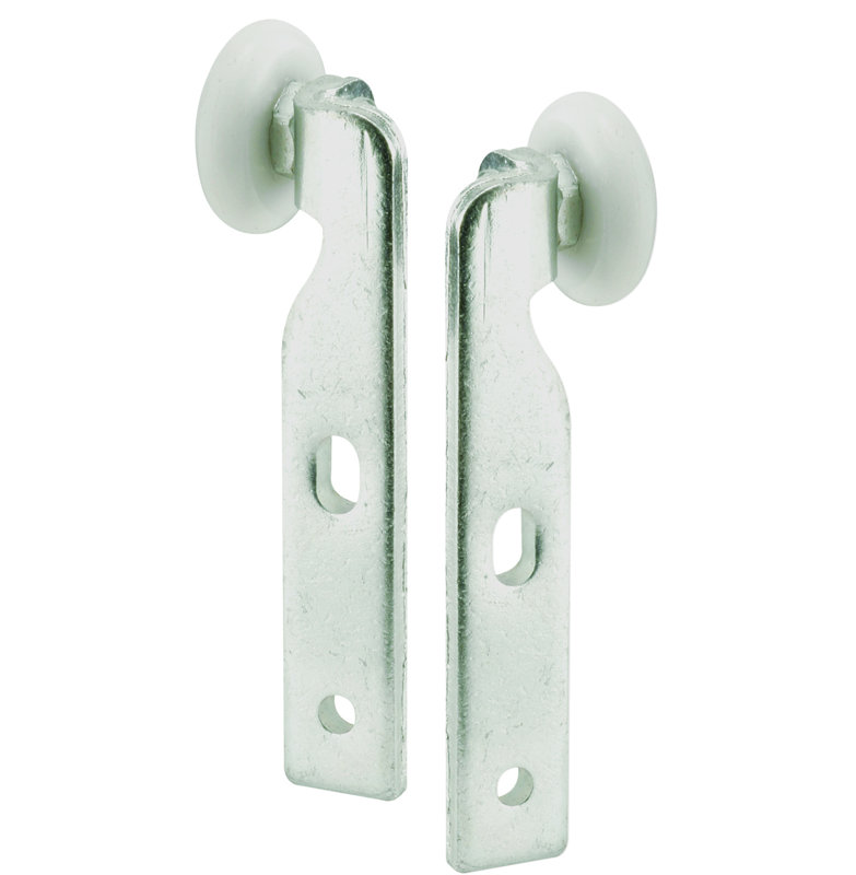 7/8 po. Rouleau de porte à roulement à billes en nylon avec roulettes 1 gauche / 1 droite, pour portes Nordahl (1 paire)