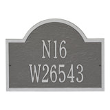 Wisconsin Special 2-Line Wall Address Plaque