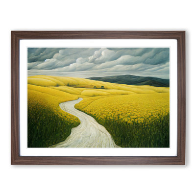 Brilliant Spring Meadow Landscape - Single Picture Frame Print