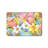 Watercolor Flower Bouquet In Watering Can Floor Mat For Front Door, 24" X 36", Multicolor