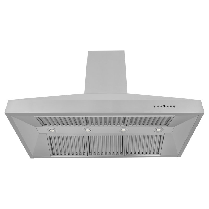 48" Professional 700 CFM Ducted Wall Mount Range Hood in Stainless Steel, 48"
