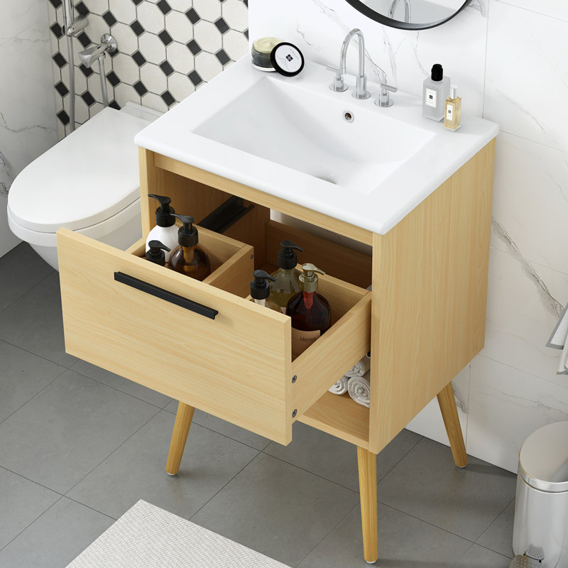 Multi-functional Bathroom Vanity with Sink Combo