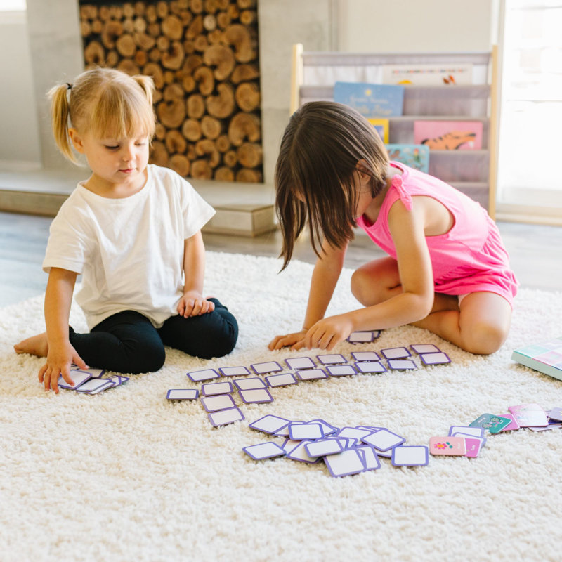 Wildkin Memory Matching Game – 36 Educational Pairs for Toddlers & Preschool - Girl