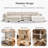 Chenille Modular Sectional Sofa With Ottoman, Armrest Folding Table & Usb Ports, Side Storage Pocket-400083077
