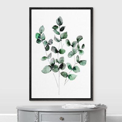Effet d'aquarelle vert forêt plantes nature plantes illustrations minimalisme rustique relax calme