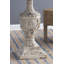 Table de bout ronde en bois 30 po x 31 po
