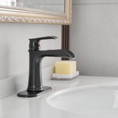 Robinet pour salle de bain à poignée simple Waterfall