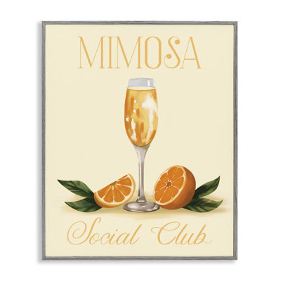 Mimosa Social Club, estampe numérique par Hey Bre! Creative Studio