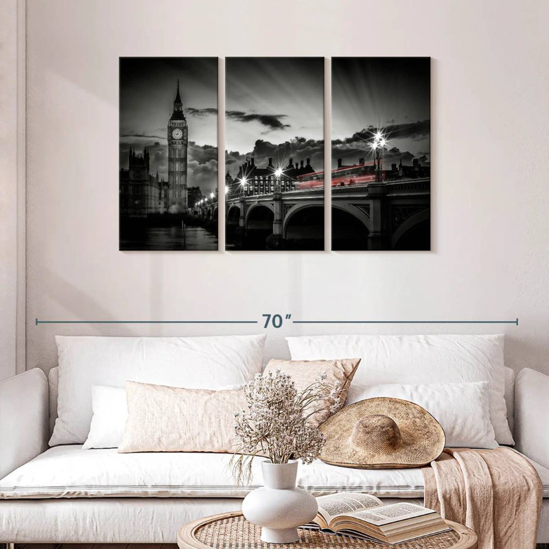 Sireci Westminster Bridge Sunset, 28" H x 45" W