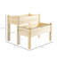 Outsunny 34"X34"X28" Raised Garden Bed