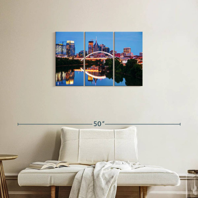 Nicci, Nashville, Tennessee, paysage urbain, H 20 po x l 33 po