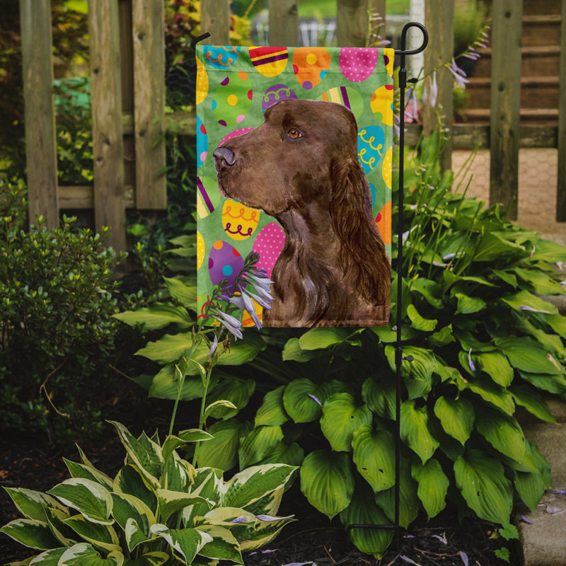 Drapeau de jardin Atara, Field spaniel