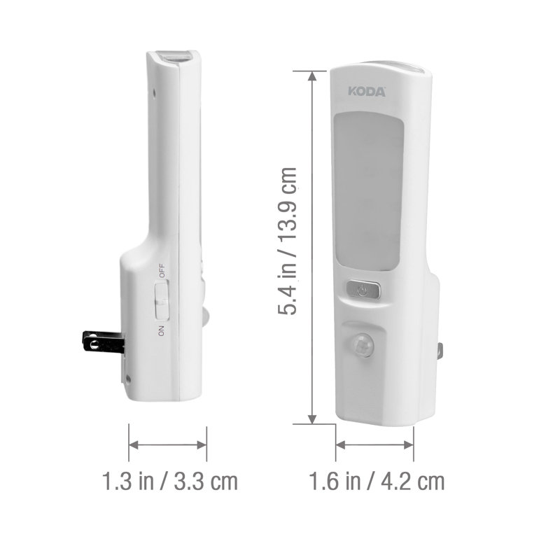 KODA LED Power Failure Nightlight / Flashlight (3-pack)