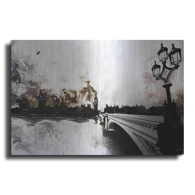 " The Thames " by Jonathan Lam, 16" H x 24" W