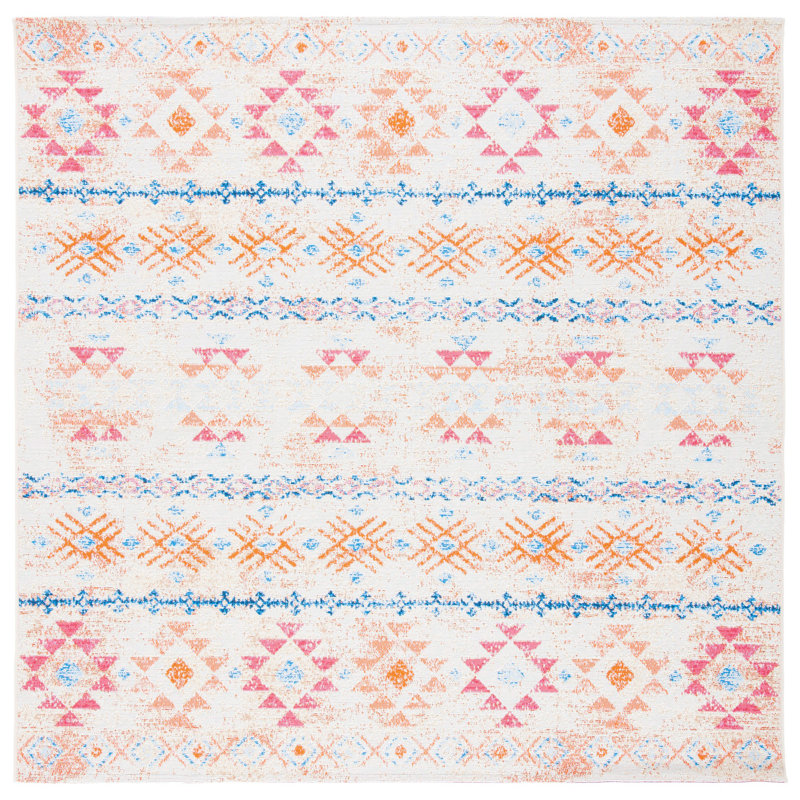 Tapis d'intérieur / extérieur performant Rogan, Carré 6 pi 7 po