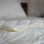 Édredon en laine mérinos de luxe - courtepointe 100% laine naturelle avec housse en coton respirant et lavable-128592674