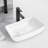 PLUSTEEL 15'' Ceramic Rectangular Vessel Bathroom Sink