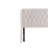 Beige Elegant Tufted Wingback Headboard-930728996