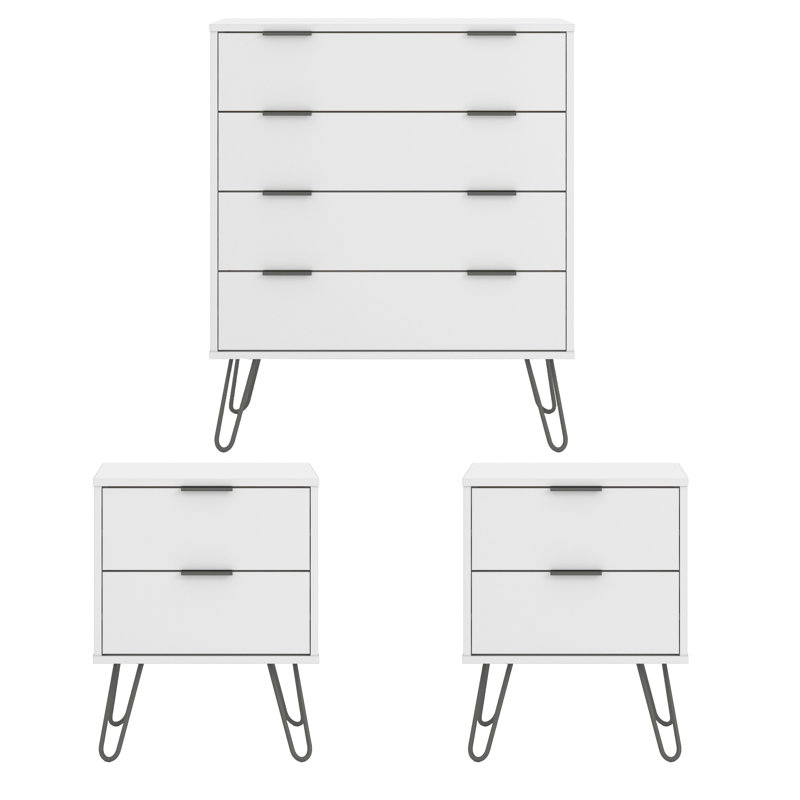 Solid Wood Piece Bedroom Set
