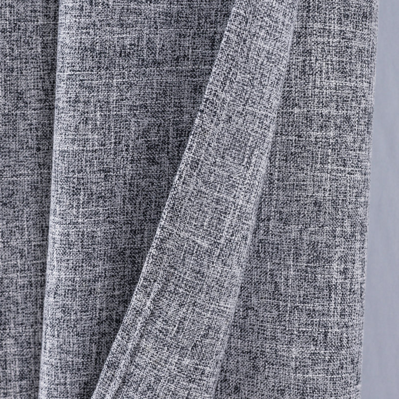 Delmar Textured Window Curtain Panel, Silver