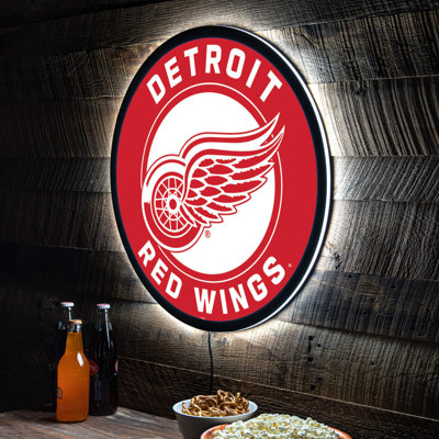 23" NHL Team Round LED Lighted Wall Sign