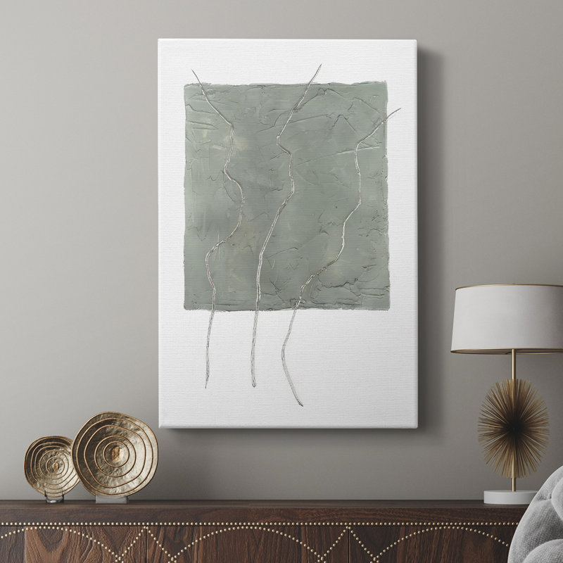 Divided Plot II -Custom Wrapped Gallery Cavas, 36" H x 24" W