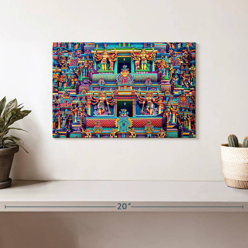 Adella Meenakshi, sculptures d'Amman, H 8 po x l 12 po