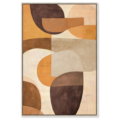 Filipa Canvas Midcentury Abstract Wall Art by Art Remedy