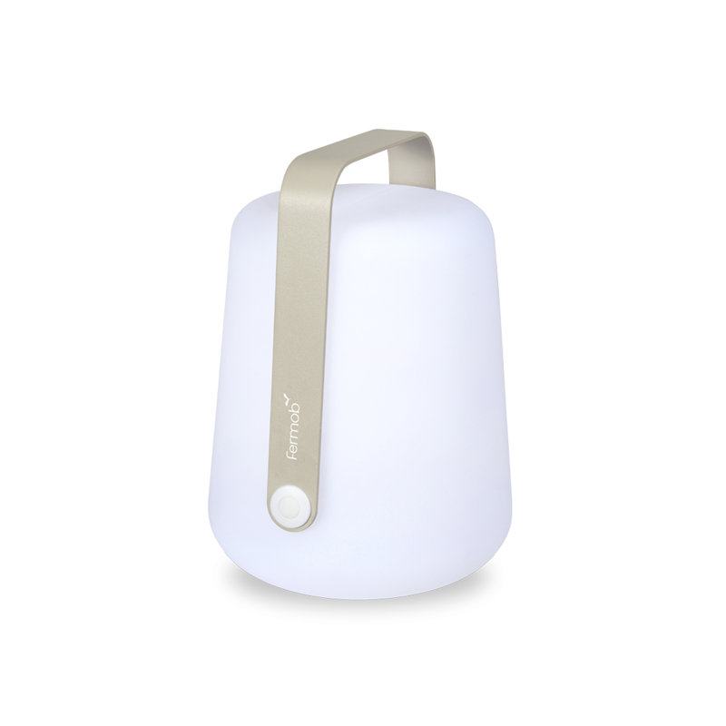 Balad LED Outdoor Wall Lantern, 15" H x 11" W x 11" D, Clay Grey