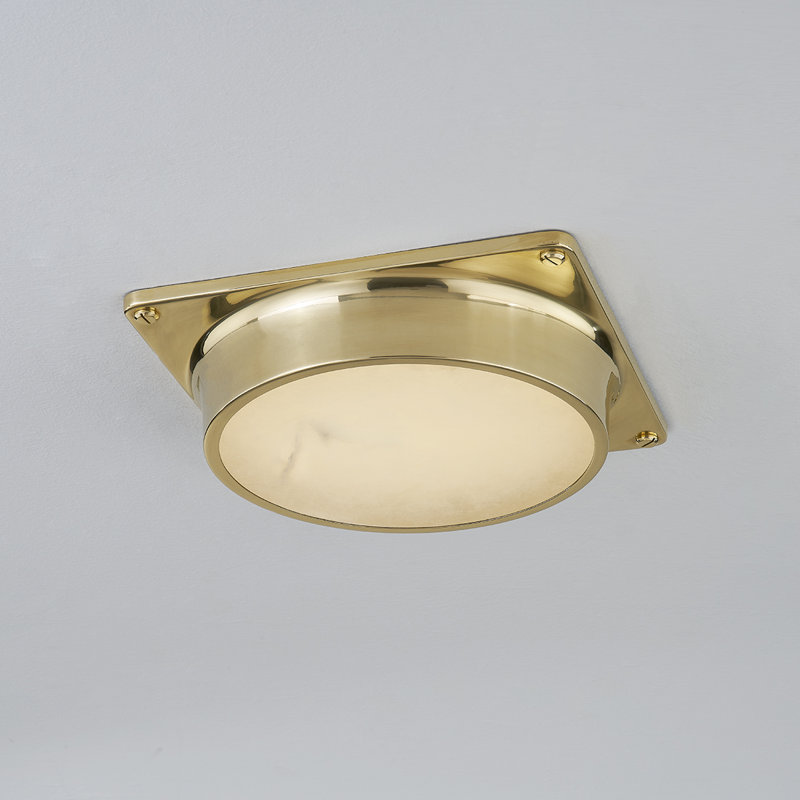 GREENWICH 1 LIGHT FLUSH MOUNT