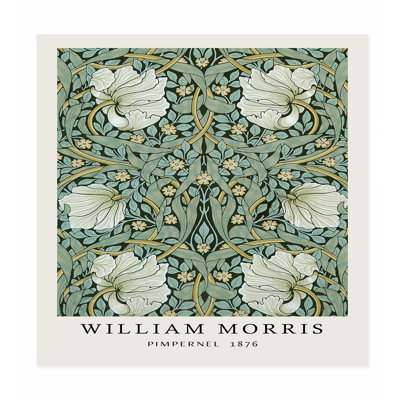 Floral, William Morris Pimpernel, reproduction d'art classique sans cadre
