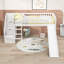 Lit mezzanine simple avec échelle et glissade-902528041