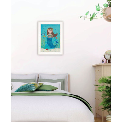 «Under The Sea», art mural encadré pour le salon et la maison par Bernadette Deming