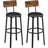 Upholstered Counter Stool with Metal Frame-112015887