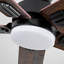Ventilateurs de plafond avec lumières, ventilateur de plafond à profil bas de 42 pouces avec lumière et télécommande, Plafonnier encastré, réversible, 3Cct, à intensité variable, silencieux, ventilateur de plafond noir pour la chambre à coucher, utilisation intérieure / extérieure