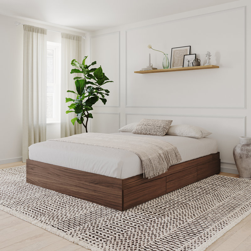 Ralston Storage Bed, Queen, Walnut