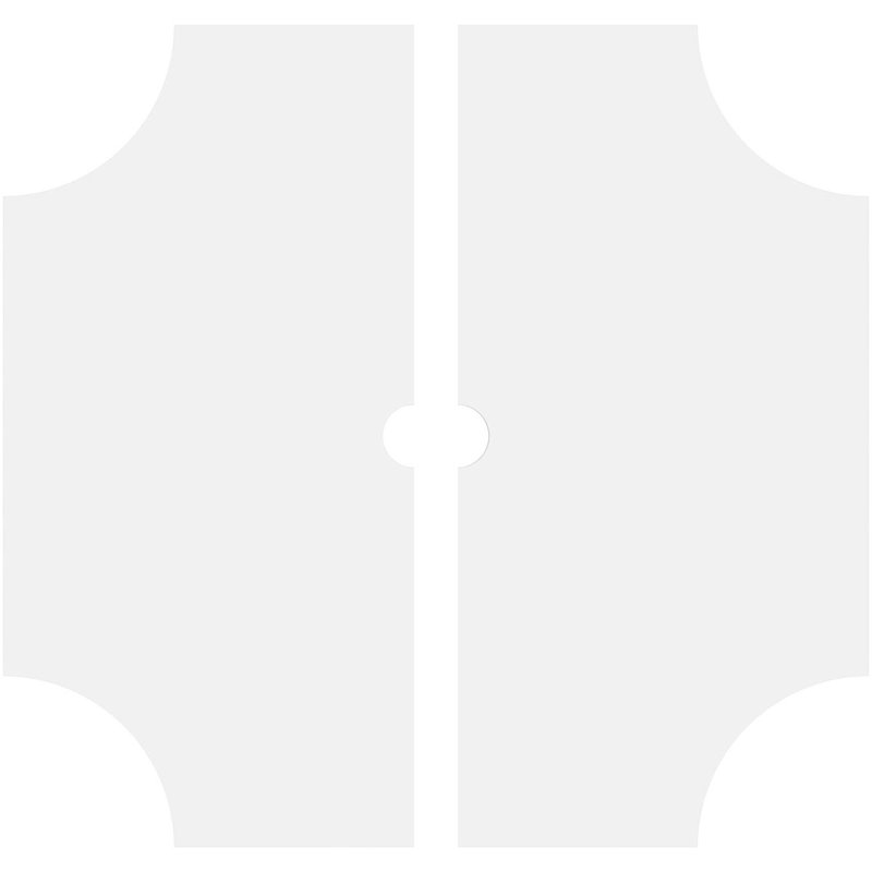 Médaillon de plafond contemporain en PVC de qualité architecturale 26 po x P 2 po x P 7 3/4 po x P 1 po