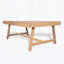 Table basse de patio en bois d'acacia