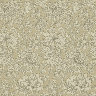 Chrysanthemum Toile Wallpaper