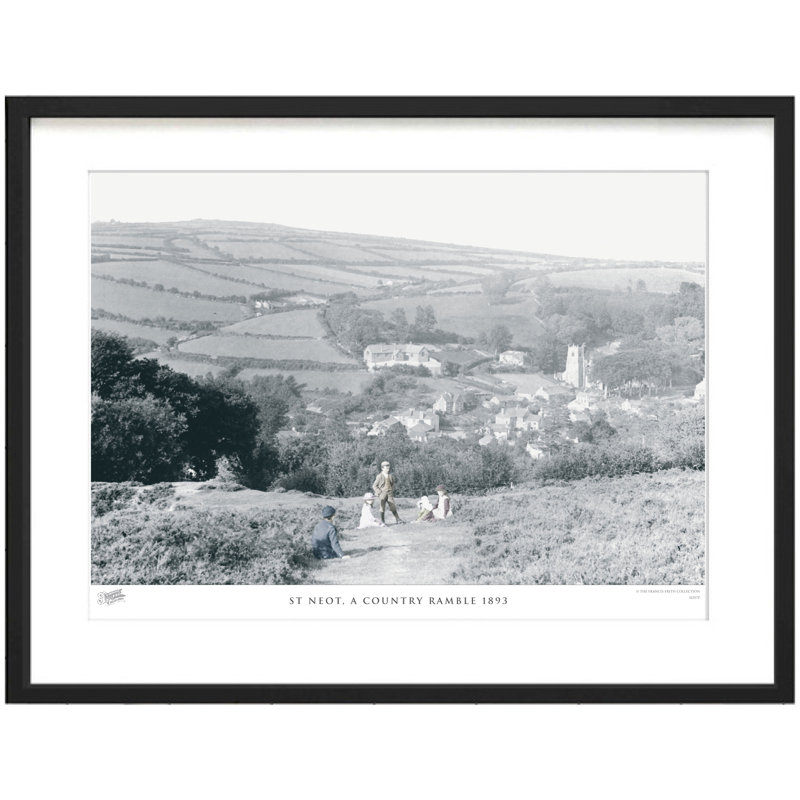 St Neot, A Country Ramble 1893 by Francis Frith - Single Picture Frame Print, 60cm H x 80cm W x 2.3cm D
