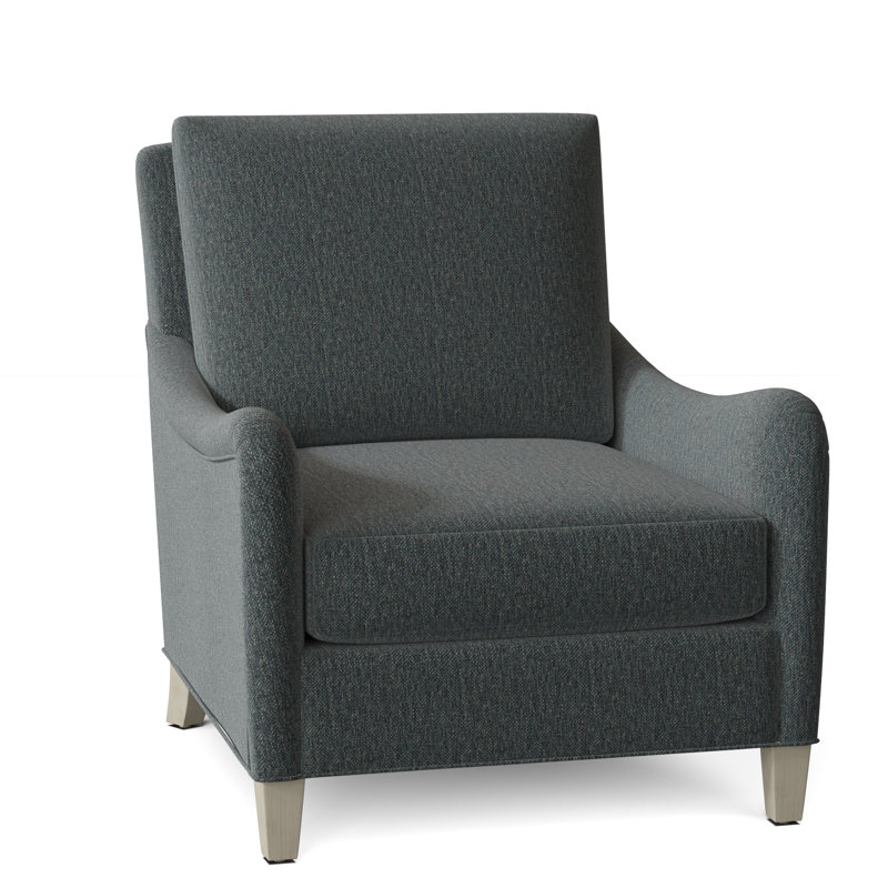 Fauteuil l 31,5 po Smythe, 100% polyester 9953 Loden, Noyers