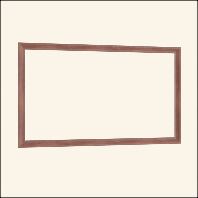 Miroir de salle de bain rectangulaire surdimensionné moderne pour salle de bain, 60 po x 36 po, Jaune