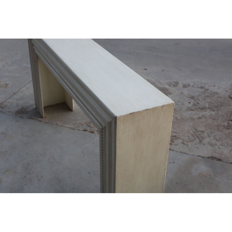Mantel 72'' W Console Table, White