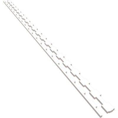 Midland PVC Adjustable Decorative Slat Wall Panel Kit