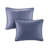 Navy Reversible Quilt For King/ King - Microfiber And Cotton Filled Constitution In Bedding
