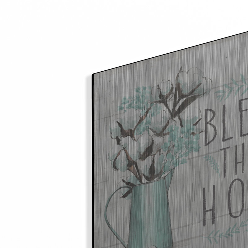 Blessed 1' by Janelle Penner Metal Wall Art,, 12" H x 16" W