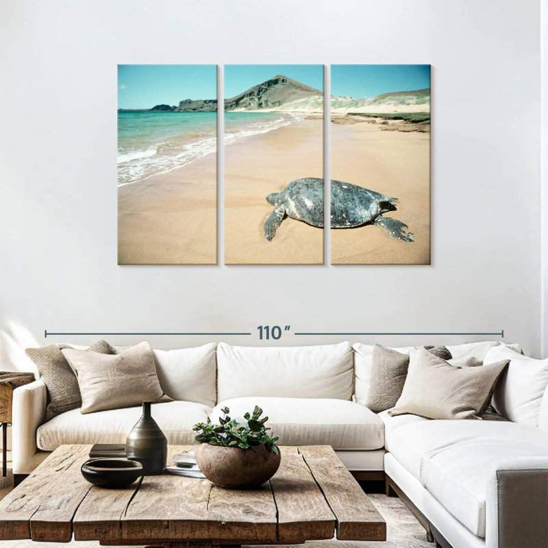 Brampt Galapagos Loggerhead Turtle, 48" H x 74" W